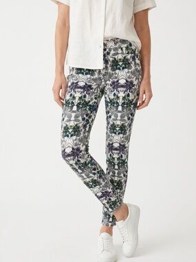 VICTORIA’S SECRET | Midrise Siren Skinny Jeans Floral Print Women’s Size 2